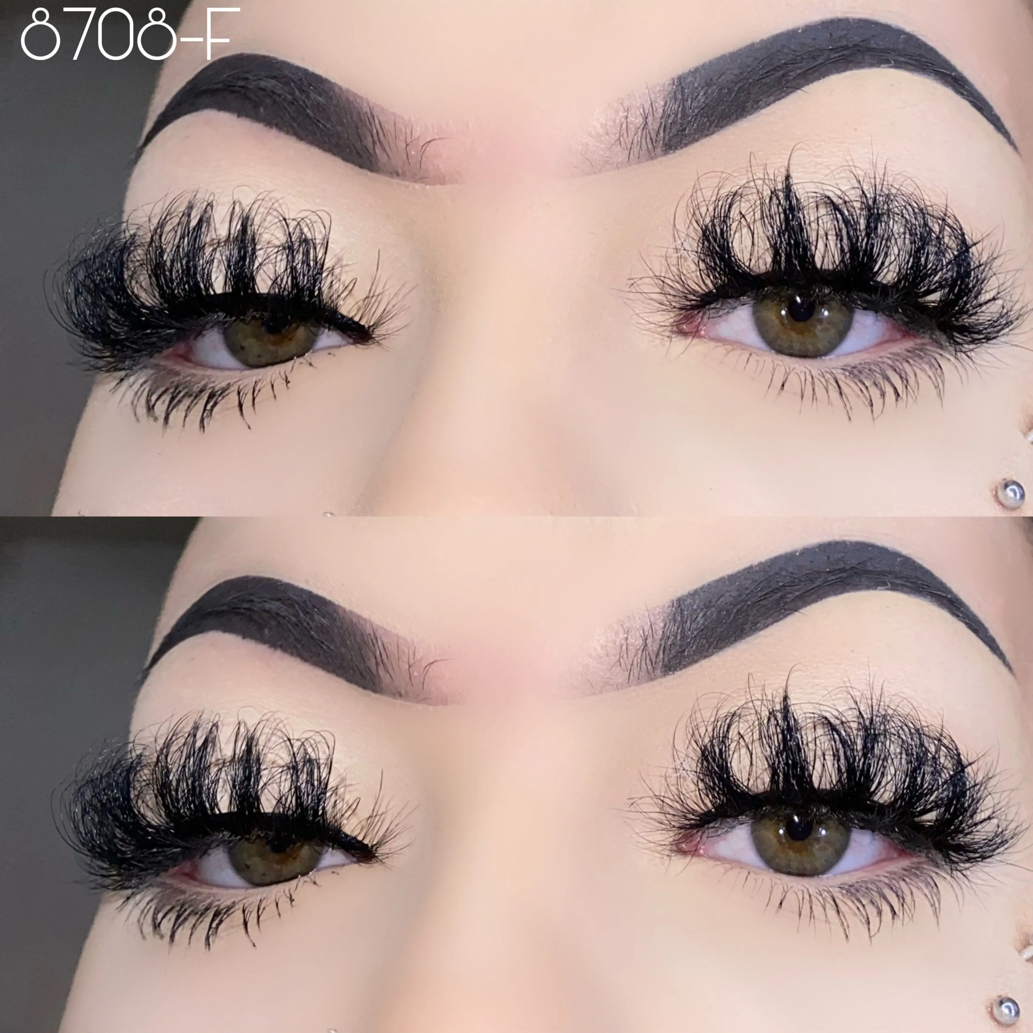 Wholesale Human Mink Hair Eye Lashes - Natural & Fluffy