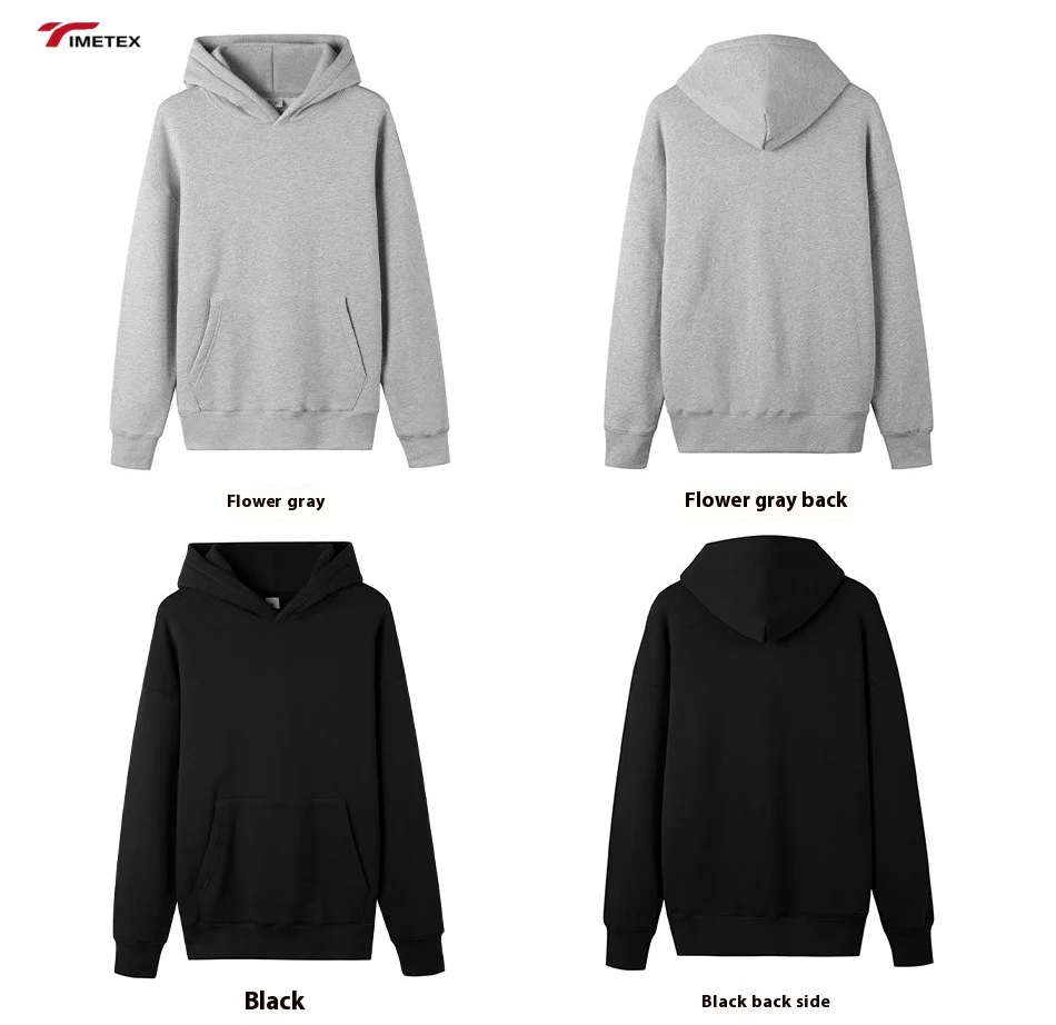 Casual Sport Streetwear 100% Cotton Polyester Heavy Weight Sweatshirt Custom Unisex  Hoodies Oversized