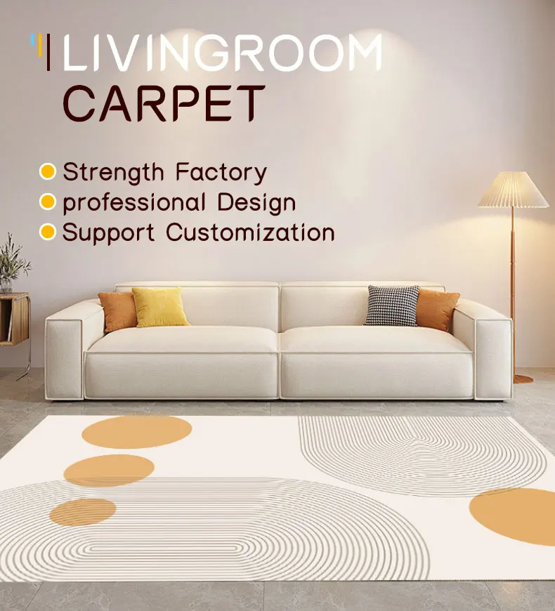 Akibaba Rug Modern Rectangle Abstract Area Rug Home Soft Pile Carpet Living Bedroom ...