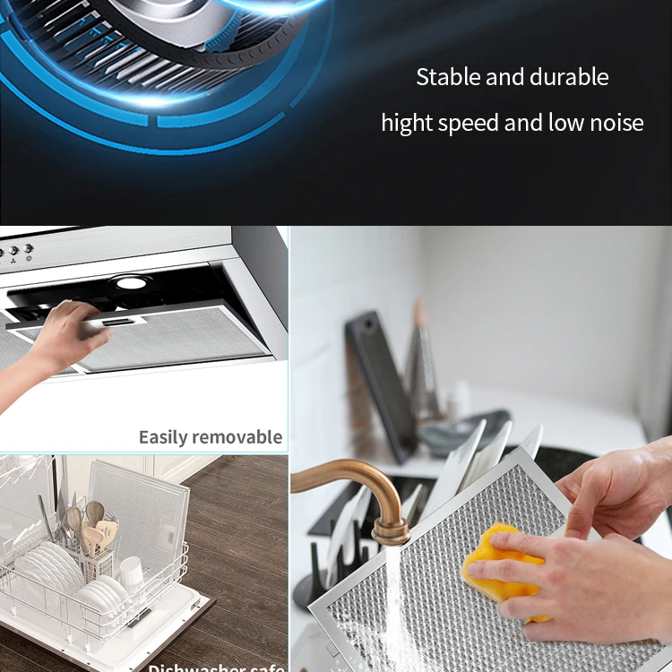 60cm Stainless Steel Builtin Kitchen Aire Range Hood Slim