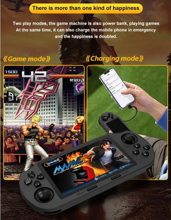 SF3000 Retro Handheld Game Console Machine 4.5 Inch IPS Screen Games Kids Wireless Mini Portable Everdrive Player for Gameboy