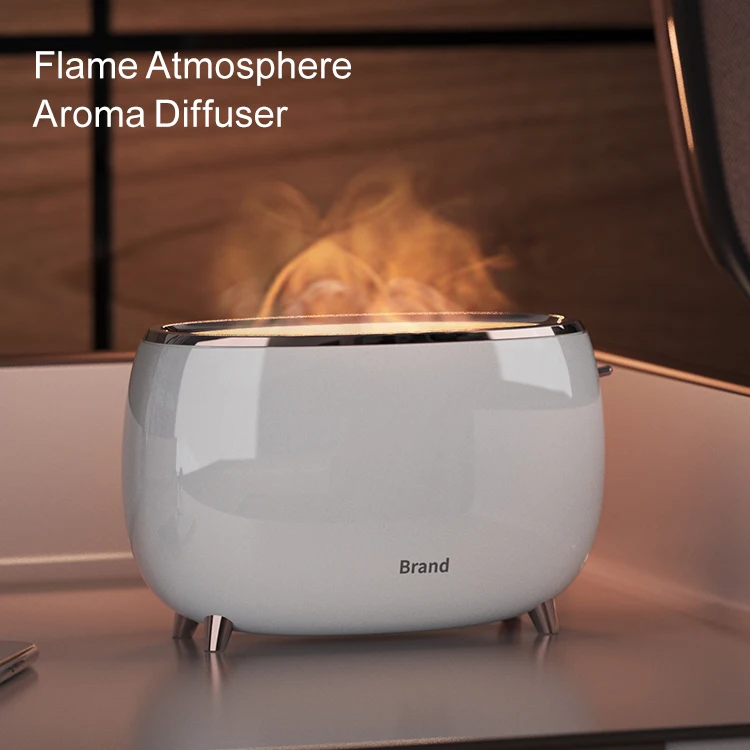 200ml New Essential Oil  Aroma Diffusers Ultrasonic USB Diffuser Flame Humidifier