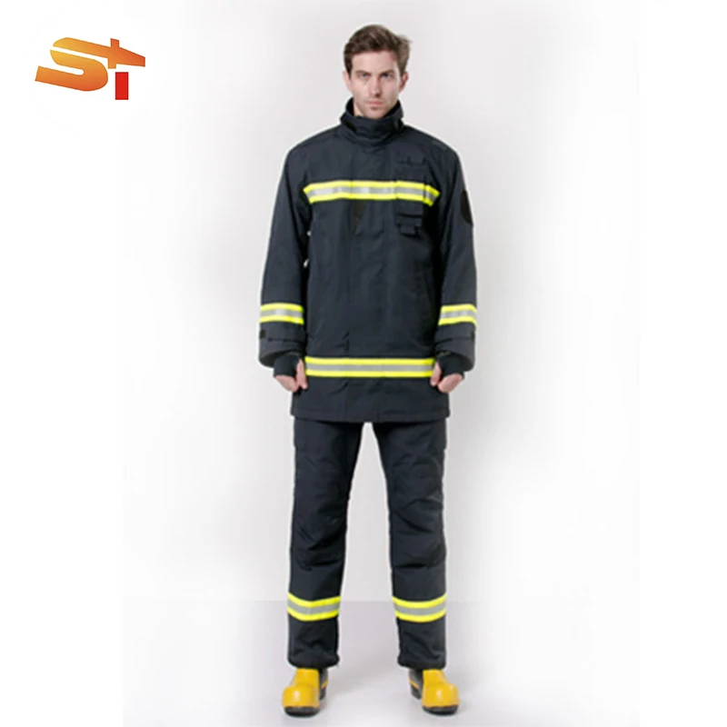 Set Resistant Fireman Used Protective Men Bristol Insulation Order Proximity 469 Show Suit Scba Workers Fire Suit Firefighter