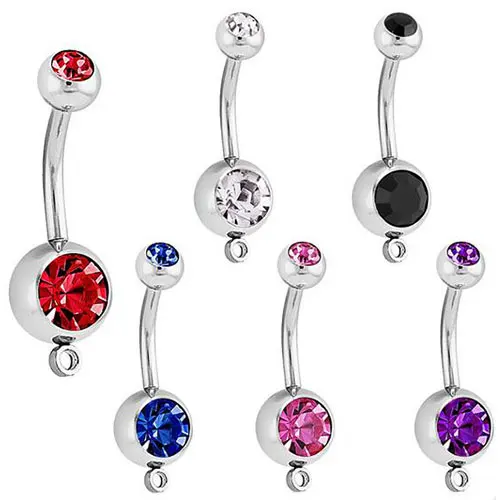 Add on Diy Add Charm Navel Belly Ring Piercing Jewelry Custom Pendant Belly Ring Bulk Belly Ring Charms