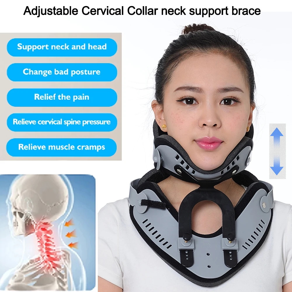 Medical neck support cervical Traction Device Rehabilitation cervical collar neck brace