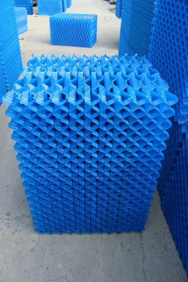 500mmm Hexagonal Honeycomb Block Type pp Pvc s Shape Cooling Tower Fill for Cooling Tower