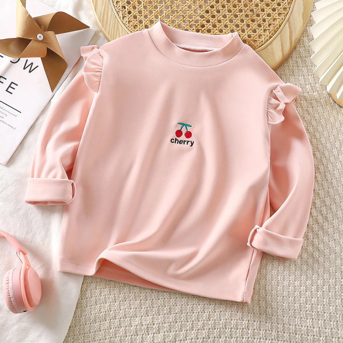 Shop Warm Long-Sleeved T-Shirts for Kids Versatile Comfortable