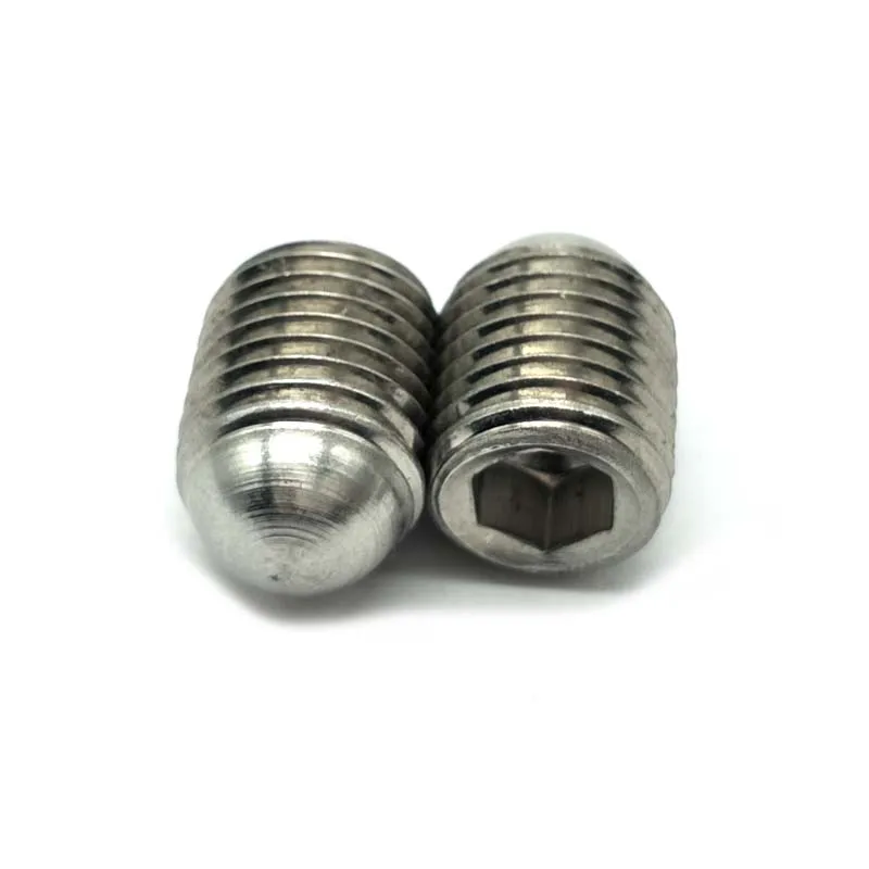 Set screw Manufacturer Supplier M3 M4 M5 M6 M8 Ball Point Hex Socket Set Screw Ball Spring Plunger Screw wholesale