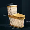 E-type golden flower toilet-300mm hole spacing