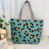 Estampado de leopardo azul