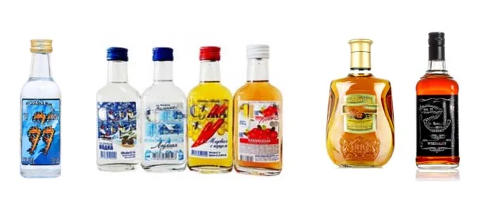 200ml Vodka Bottle Filling Machine With Gin Chinese Liquors Spirit Rum Brandy Bottling Machine Line