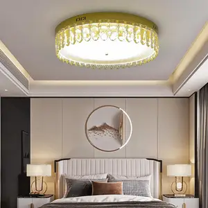 Surface Mounted Round Light Luxury Simple Gold New Led Ceiling Lamp Modern for Living Room