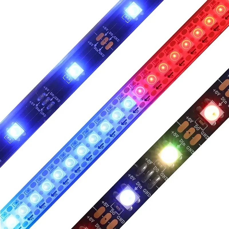 2812b 5050 ws2812B dream color pixel led strip 3 Years Warranty rgb 144 w2812b ws2812 rgbic addressable ws2812b led strip