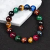 Bracciale colorato in occhio di tigre