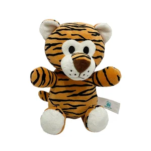 Factory Custom Wholesale Soft Tiger Toy Plush Animal with PP Cotton Filling