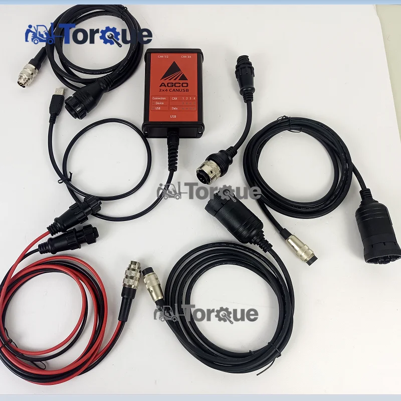 Heavy Duty Scan Tool AGCO CANUSB 2X4 DIAGNOSTIC Tool for AGCO Agricultural Machinery FENDT Tractor AGCO DIAGNOSTIC KIT CANUSB