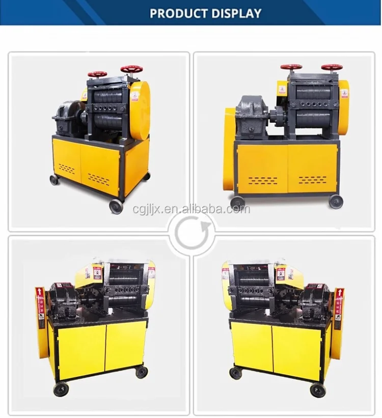 Fully Hydraulic Automatic Rebar Forming Rolling Rebar Threading Machine ...