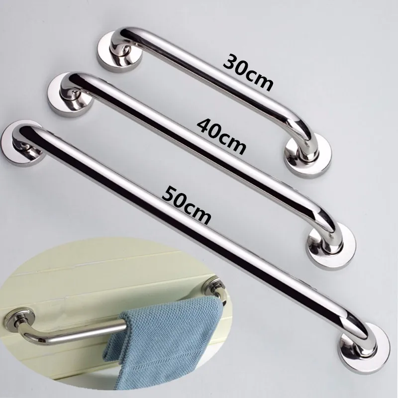 Bathroom Grab Bar Stainless Steel Shower Wall Safety Grip Handle Towels  Rail US