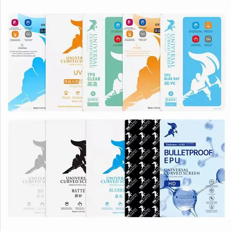 Haowang Factory Direct Sale Anti-shock HD Matte Privacy Anti Blue Light Hydrogel Screen Protector Sheet for Iphone All Models details