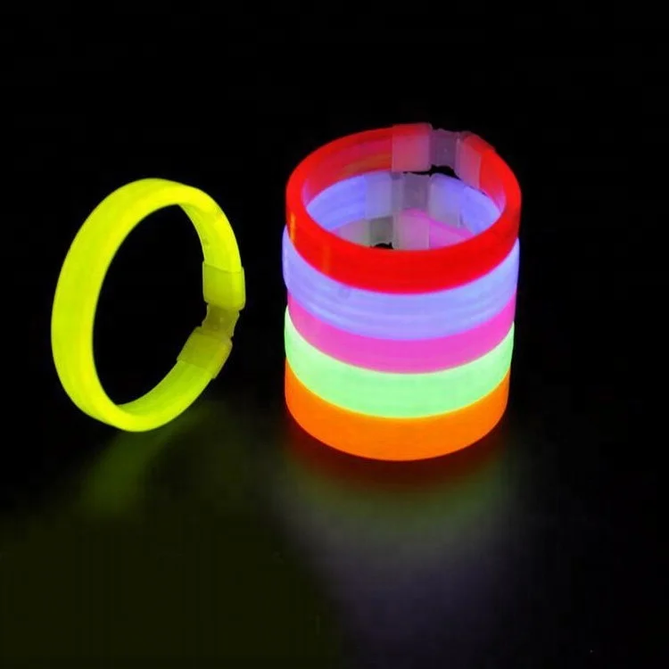 Яркий светящийся браслет с принтом логотипа для вечеринки на Хэллоуин