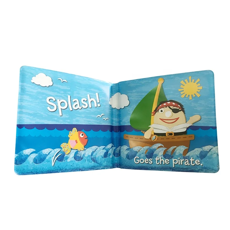 Заводской oem мягкий на ощупь Детский водонепроницаемый пенопласт eva Ванна индивидуальный печатный набор книг