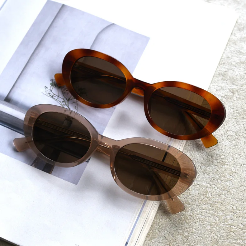 Custom Logo Eyeglasses Frames  Round Frame Steampunk Shades UV400 TR90 Top Sale Best Fashion Polarized Sunglasses for Men Women