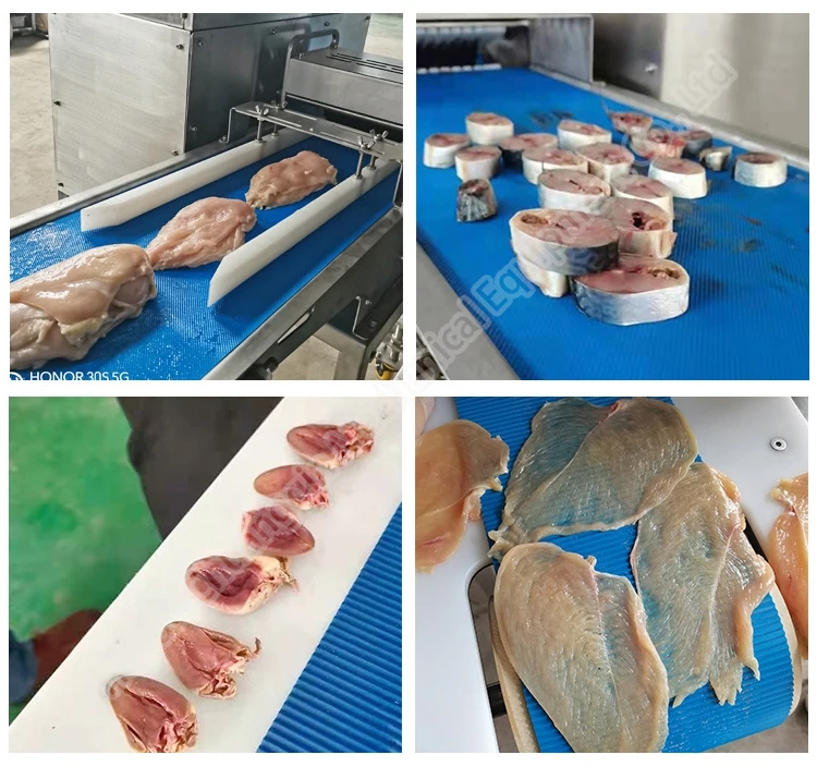 Industrial Chicken Breast Cutter Stainless Steel Meat Slicing Machine