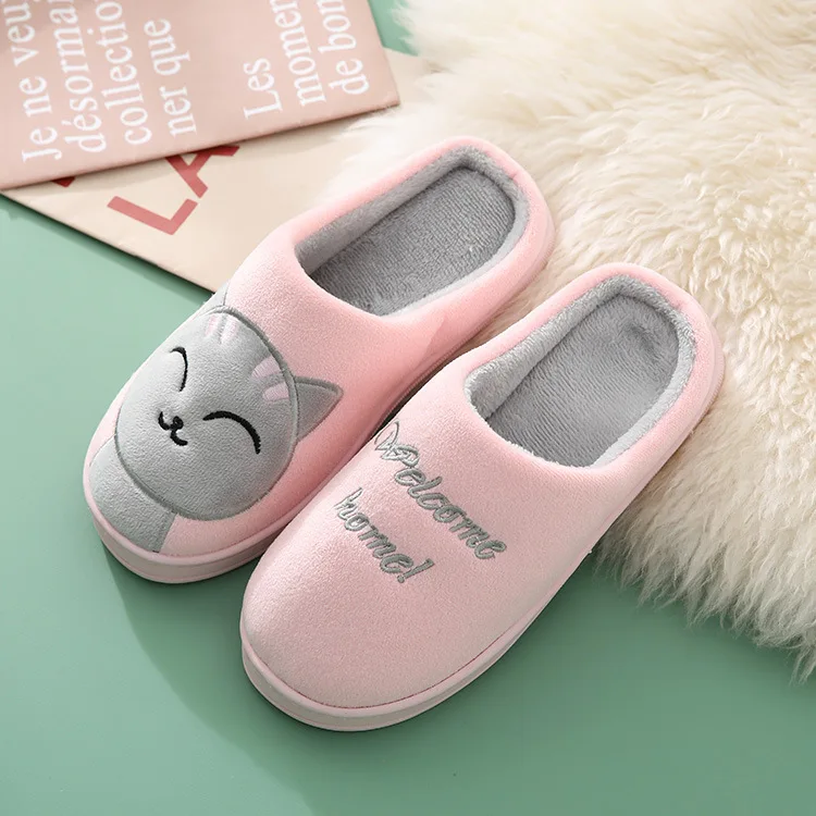 Gato Zapatillas Casa Mujer Animales Pantuflas Divertidas Adulto