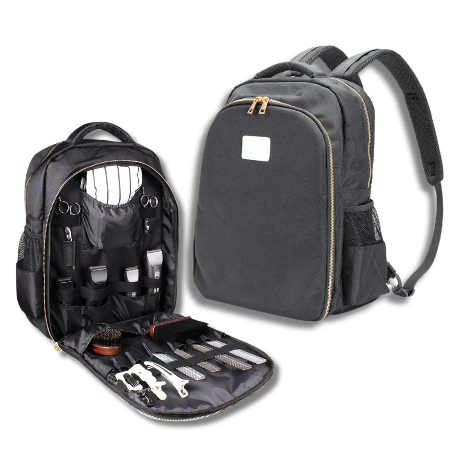 Professional Barber Travel Portable Haircut Tool Clipper Supplies Organizer Storage Barber Bag Backpack
