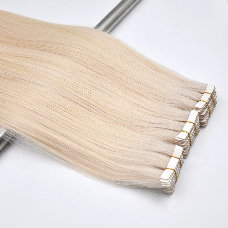 Salon Tape In Hair Extensions Full Cuticle Virgin Human Hair invisible tape in human hair extension supplier