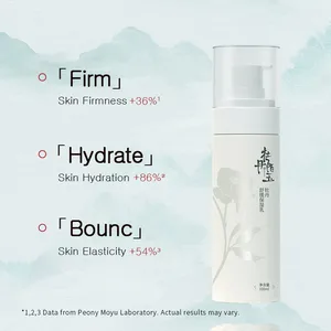 Facial Care Oriental Ingredients Squalane Peony Seed Oil Deep Cleaning Refreshing Moisturizing Lotion for Sensitive Skin