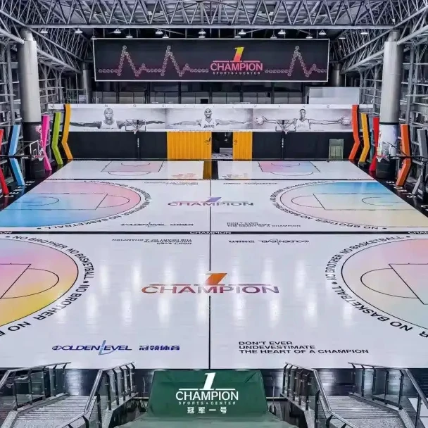 Permanent Engineered Maple REKINDLE TEMPO Indoor Sports Flooring for Basketball and Badminton for Sports Field & Courts
