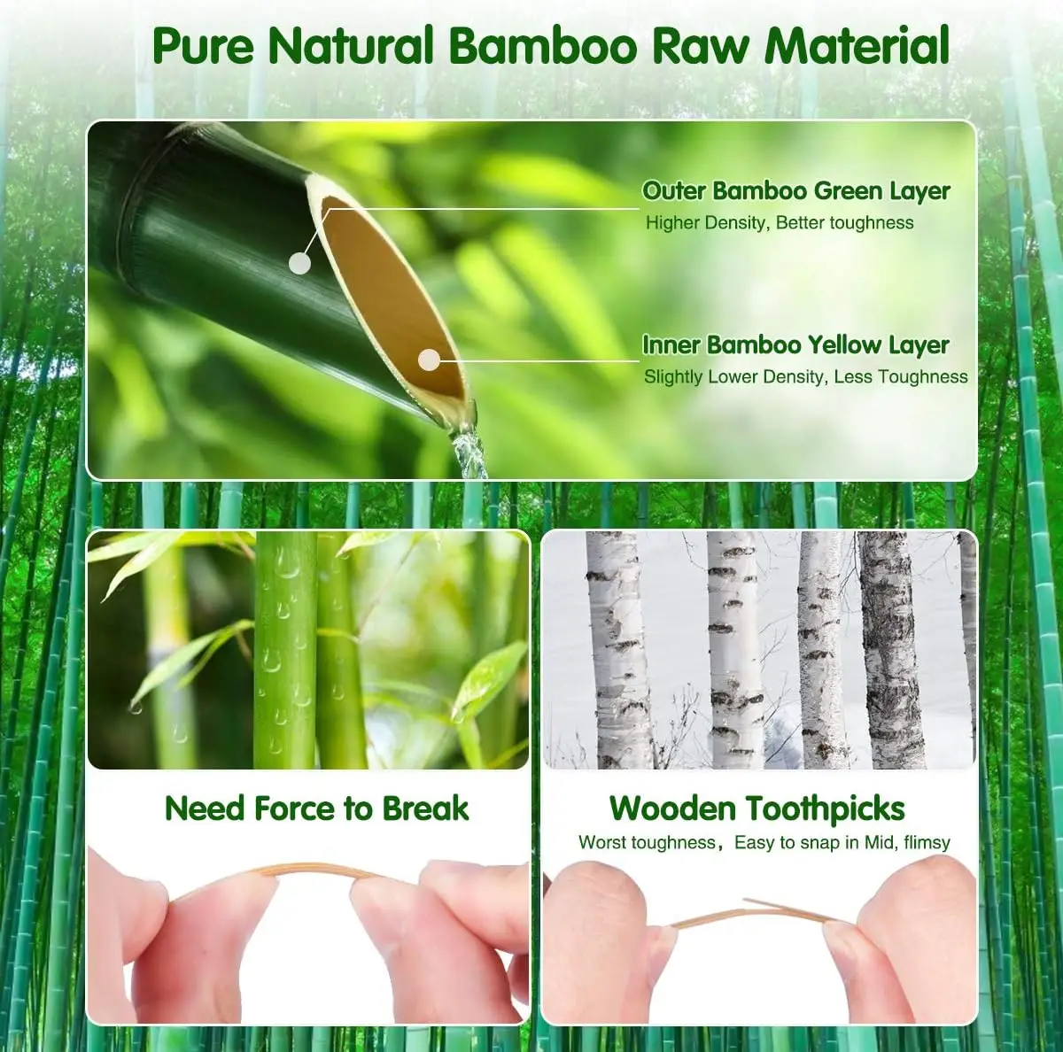 China food grade bamboo round fruit bamboo skewer 4mm 25cm wooden stick bamboo skewers