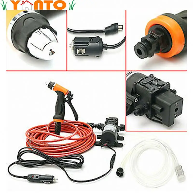 12V Портативная электрическая автомобильная мойка 100W 160PSI высокого давления набор автомобильных моющих насосов