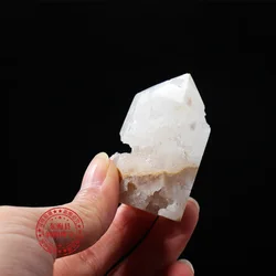 Wholesale healing stones wand White agate geode point tower for healing energy