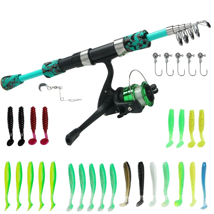 1 piece mini fishing rod and reel combo Rod/Reel Outfit This tiny set up features a quality tiny spinning reel w/ a silky smooth 7 bearing system Reel Combo Epic Fly Rod