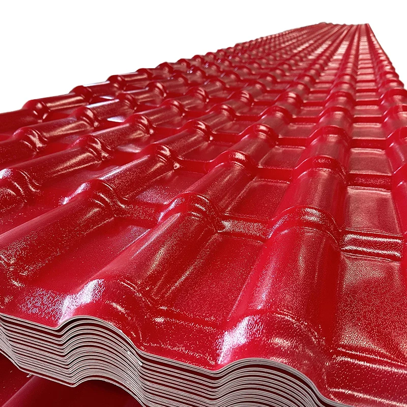 ASA PVC CPVC UPVC Polycarbonate Translucent Fiberglass Corrugated Plastic Roofing Sheets Synthetic Resin Roof Tiles Plastic Roof
