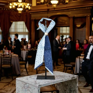 OEM & ODM Eco-Friendly Business Silk Tie with Exquisite Embroidery Formal Style for Weddings Galas & Holidays