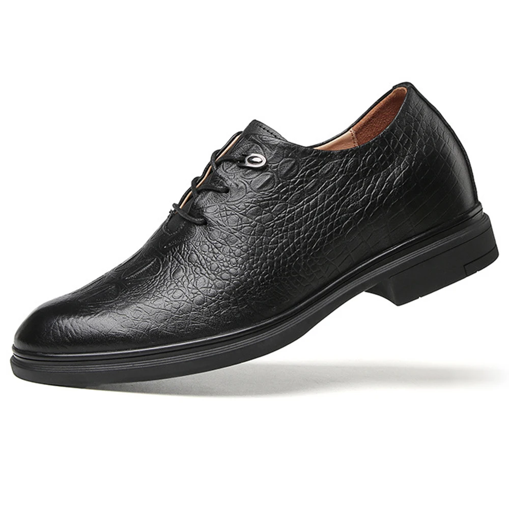 Moda Mens Extra Altura Aumentar Elevador Sapatos Homens Altos 12 Cm/4.7  Polegadas De Forma Invisível