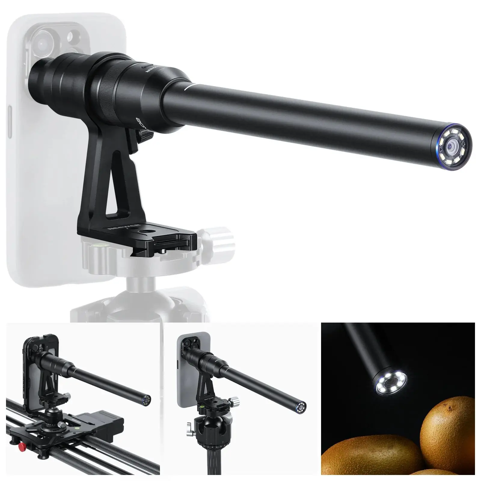 NEEWER LS-51 18mm広角&2xマクロプローブレンズ - 17mmスレッド対応