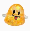 Malto fantasma con paillettes arancioni
