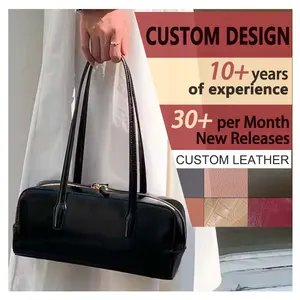 Manufacturer Fashion Retro New Design PU Leather Women Designer Pu Leather Shoulder Bag for Women