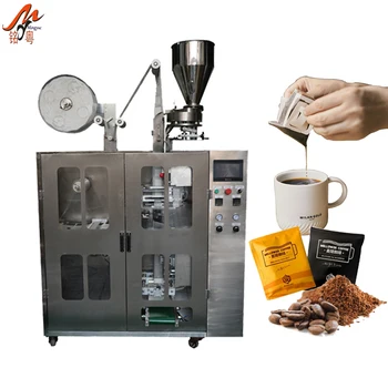 automatic ultrasonic cold sealing hanging ear drip coffee spice seasoning filling packaging machine