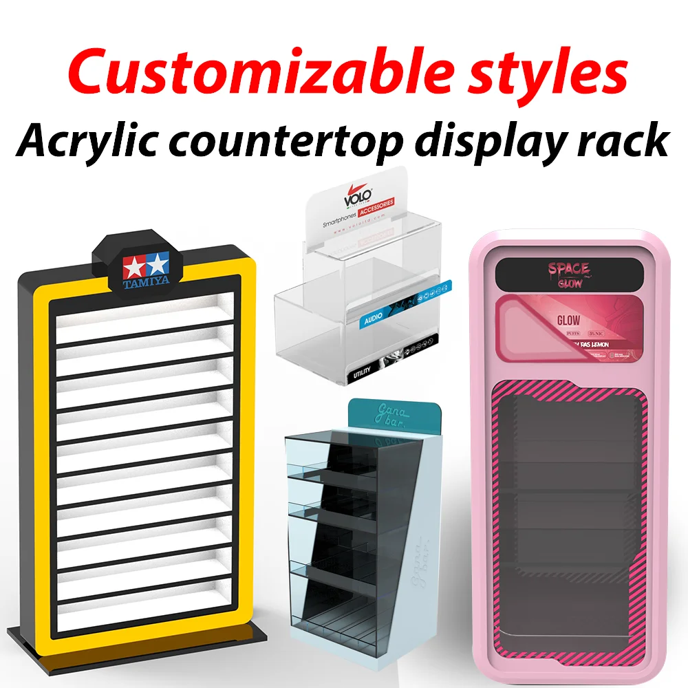 Bevis LED Customized Acrylic Display Show Case Acrylic Display Stand Store Cigarette Smoke Shop Acrylic Display Rack