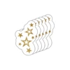 Estrella dorada 6 piezas