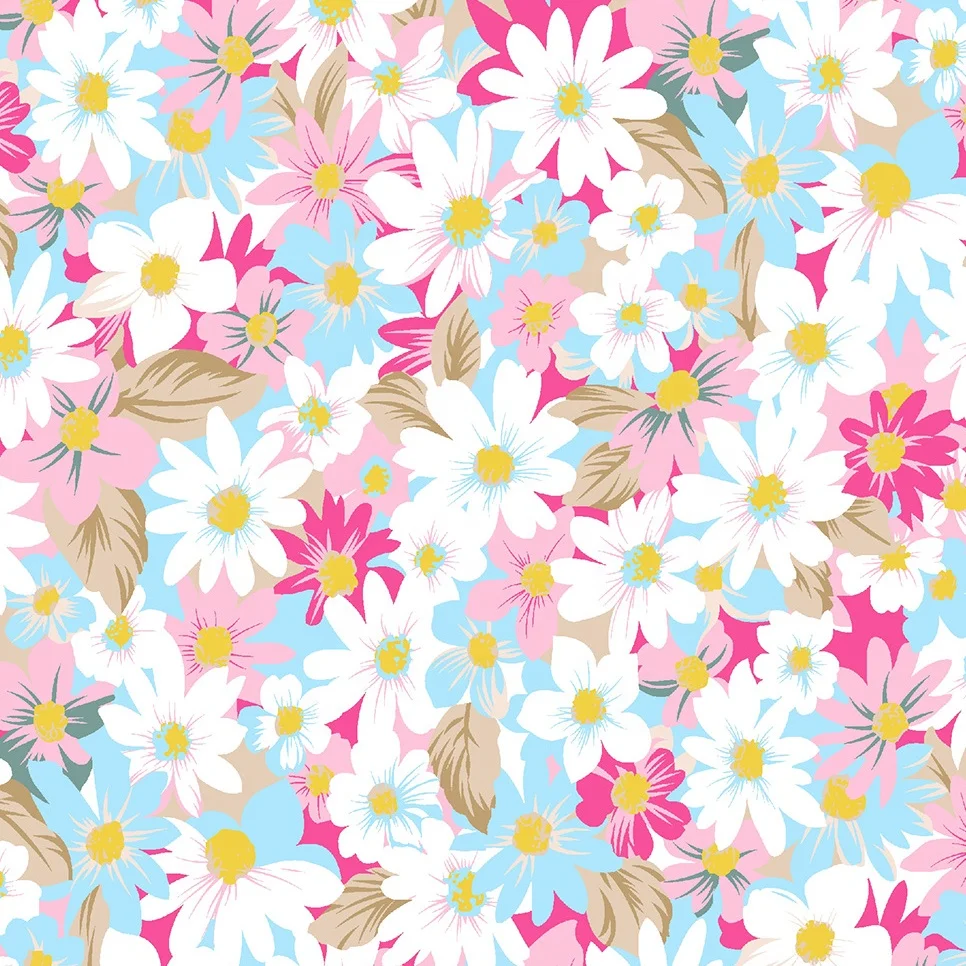 Лидер продаж, вискозная ткань с цветочным принтом, персональные заказанные ткани для платьев, вискозный шелк