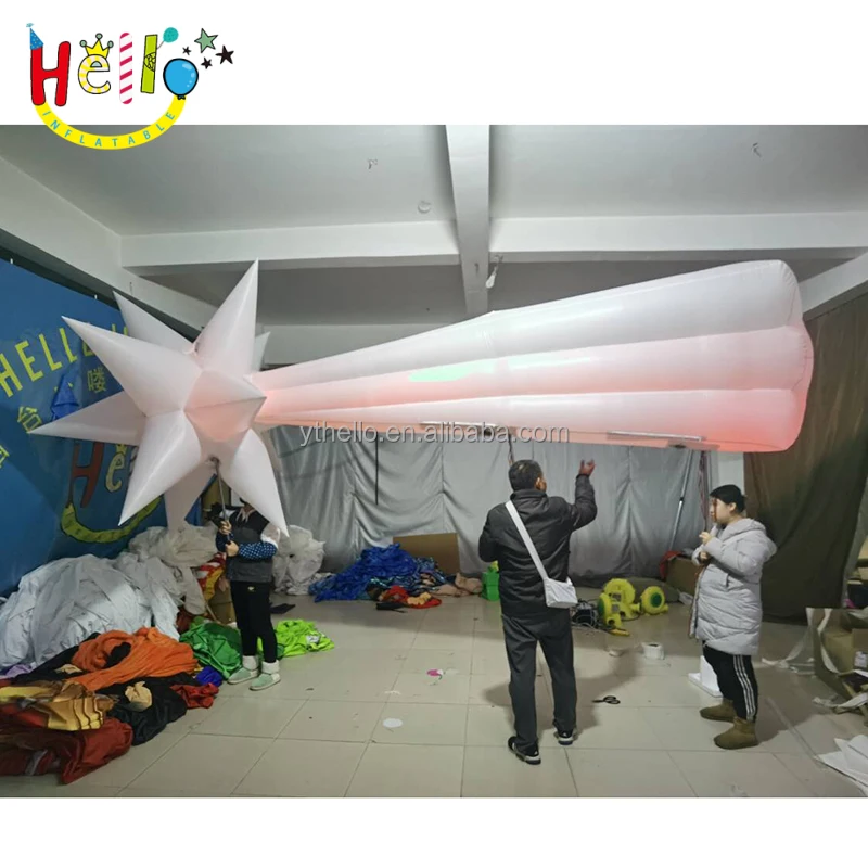 Led Stage Performance Inflatable Meteor Costume Inflatable Walking Costume With Led Light