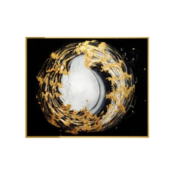 Gold Art Abstract art canvas painting acrylic paintings on canvas modern wall pictures wall art home decor large