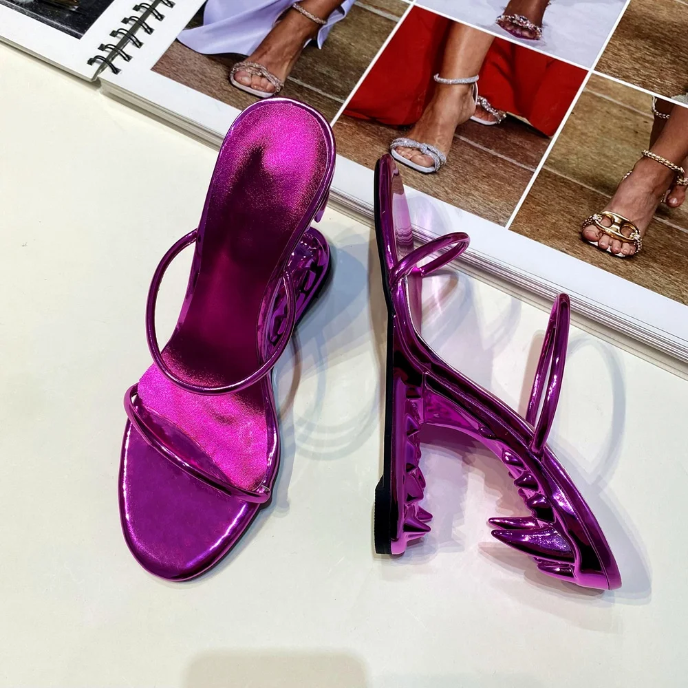 Heel Tacco Strano Sandali Neri Jeffrey Campbell Sandali Velluto