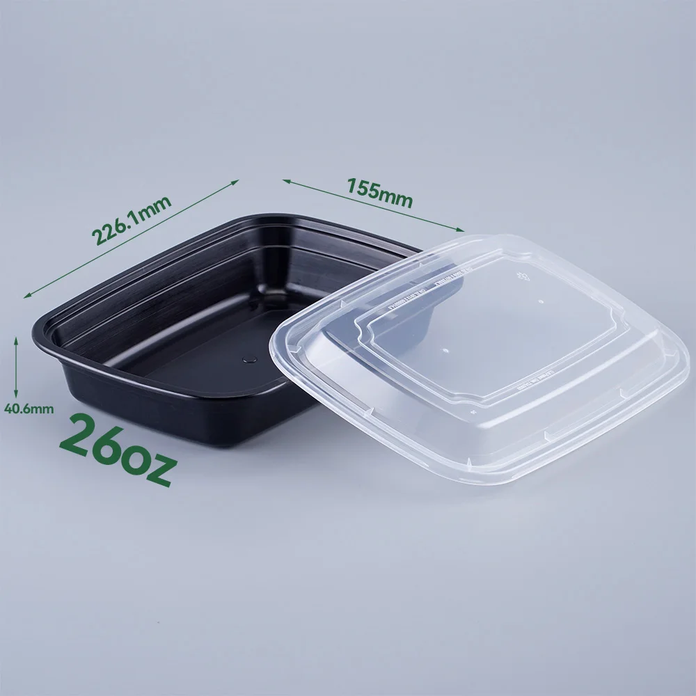 24oz 26oz 28oz 32oz 38oz Plastic Airtight Food Container Disposable ...